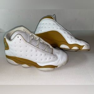 AIR JORDAN 13 ‘RETRO WHEAT’ WHITE SIZE 10 MENS RETRO BASKETBALL SNEAKERS